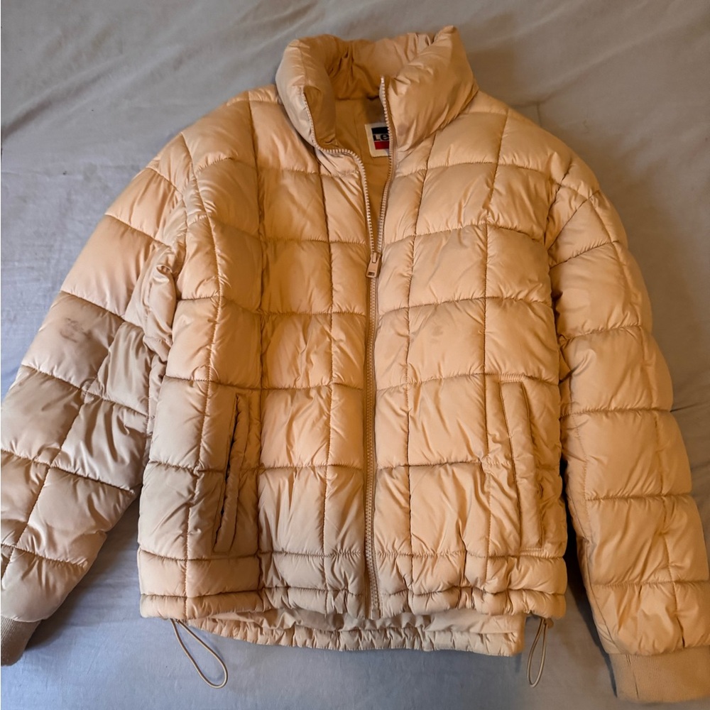 Levi’s Quilted Puffer Coat, Warm & Minimal, Worn 3×